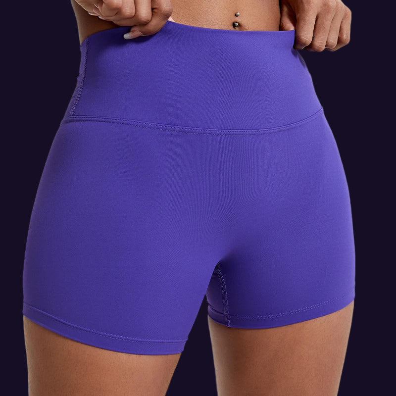 Short de Sport Taille Haute Femme - Fitness & yoga